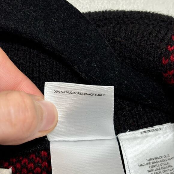 NWT Ann Klein Buffalo Check Full Zip Sweater Poncho - Size M - Picture 6 of 9